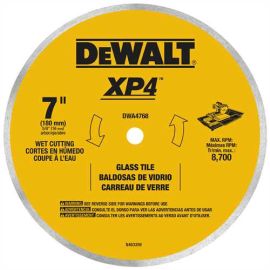 Dewalt DWA4768 7 Inch Continuous Rim Glass Tile Blade