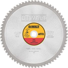 Dewalt DWA7747 14 Inch 66t Heavy Gauge Ferrous Metal Cutting 1 Inch Arbor