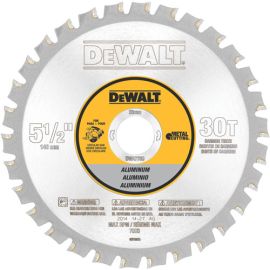 Dewalt DWA7760 5 1/2 Inch 30t Aluminum Metal Cutting 20mm Arbor