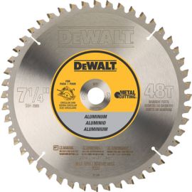 Dewalt DWA7761 7-1/4 Inch 48t Aluminum Metal Cutting 5/8 Inch Arbor
