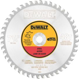 Dewalt DWA7766 7 1/4 Inch 48t Ferrous Metal Cutting 5/8 Inch Arbor