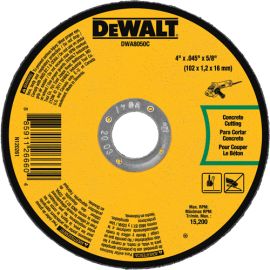 Dewalt DWA8050C 4 Inch X .045 Inch X 7/8 Inch Masonry Cut-Off Wheel Bulk (25 Pack)