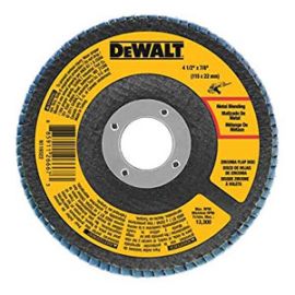 Dewalt DWA8207H 4-1/2 Inch X 5/8-11 60g Zirconium T29 Flap Disc Bulk (5 Pack)