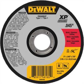 Dewalt DWA8952F 5 X .045 X 7/8 T1 Xp Cer Fast Cut-Off Wheel Bulk (25 Pack)