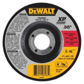 Dewalt DWA8959F 6 X .045 X 7/8 T27 Xp Cer Fast Cut-Off Wheel Bulk (25 Pack)