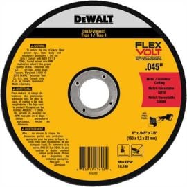 Dewalt DWAFV86045 Dwt Fv Wheel 6 X .045 X 7/8 Bulk (25 Pack)