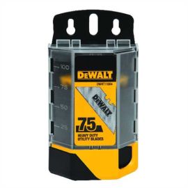 Dewalt DWHT11004 Heavy Duty Utility Blade - 75 Pack Bulk (4 Pack)