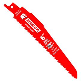 Freud DS0608BFD DIABLO 6 in. Bi-Metal Recip Blade for Thick Metal/Demolition - (Pack of 10)