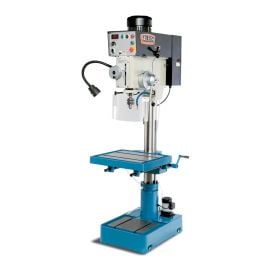 Baileigh DP-1500VS 220V 1Phase Inverter Driven Drill Press 3 Speed Power Down Feed 1-1/2 Inch Mild Steel Capacity