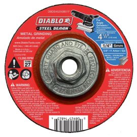 Freud DBDS45250B01F Diablo 4-1/2 in. Type 27 HUB Metal Grinding Disc