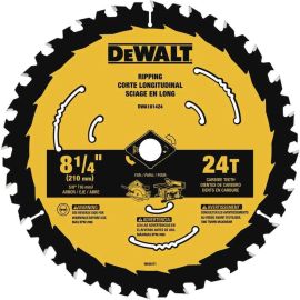 Dewalt DWA181424 8-1/4-Inch 24-Tooth Circular Saw Blade 5 PK