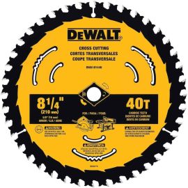 Dewalt DWA181440  Circular Saw Blade, 8-1/4-Inch, 40-Tooth 