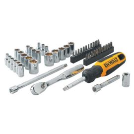 Dewalt DWMT81610 1/4 in. Drive Mechanics Tool Set - 50 Pieces