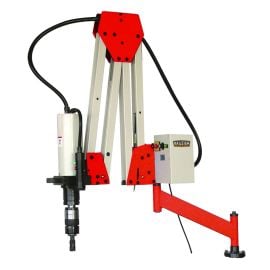 Baileigh ETM-32-1500 220V 1Phase Double Arm Articulated Tapping Machine, 1/8 Inch-1-1/4 Inch Tap Capacity, 74 Inch Work Range