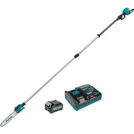 Makita GAU02M1 40V max XGT® Brushless Cordless 10 Inch Telescoping Pole Saw Kit, 13 Inch Length, with one battery (4.0Ah)