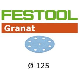 Festool 497169 5 Inch 120 Grit, Granat Abrasives Sander Pad, Pack of 100