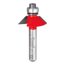 Freud 41-106 45 Degree Two Flute Bevel Trim Router Bit with 1/4 Inch Shank