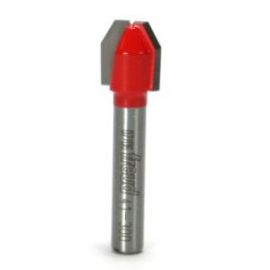Freud 41-300 5/32 Inch Diameter Two Flute Flush And 45 Degree Bevel Trim Router Bit 1/4 Inch Shank