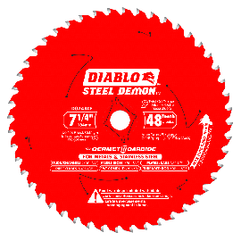 Freud D0748CFA 7‑1/4 in. x 48 Tooth Cermet Metal and Stainless Steel Cutting Saw Blade