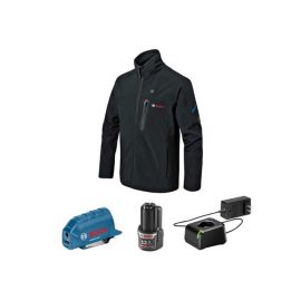 Bosch GHJ12V-203XLN12 12V Max Heated Jacket Kit with Portable Power Adapter - Size 3X Large