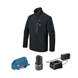 Bosch GHJ12V-20SN12 12V Max Heated Jacket Kit with Portable Power Adapter - Size Small