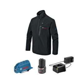 Bosch GHJ12V-20XLN12 12V Max Heated Jacket Kit with Portable Power Adapter - Size XLarge