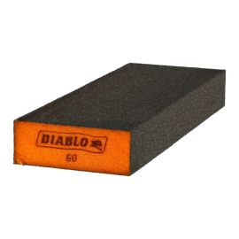 Freud DFBBLOCBMD01G Diablo Extended Flat 60-Grit Sanding Sponge - Orange