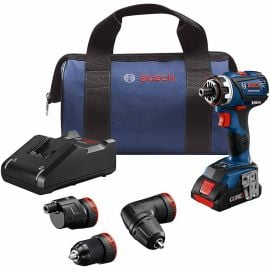Bosch GSR18V-535FCB15 18V Chameleon Drill/Driver with 5-Inch-1 Flexiclick System and 4.0 Ah CORE18V Compact Battery