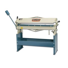 Baileigh HB-4816 Manually Operated Hand (Straight) Brake, 4' Length,16 Gauge Mild Steel Capacity, Includes Stand