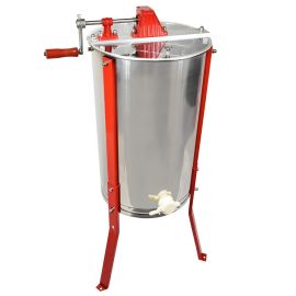 GoodLand Bee Supply HE2MAN 2 Frame Beekeeping 304 Stainless Steel Drum Honey Extractor With Stand - Manual