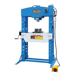 Baileigh HSP-75A 75 Ton Air/Hand Operated H-Frame Press, 9-3/4 Inch Stoke, CE Approved