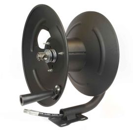 Interstate Pneumatics PW7190 3/8 Inch x 100 Feet Steel Hose Reel with Swivel Fitting / Mounting Bracket and 3 Feet Pigtail