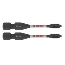 Bosch ITDPH1202 Driven 2 Inch Impact Phillips #1 Power Bits - 10 Pieces