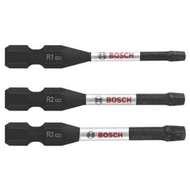 Bosch ITDSQV203 Driven 2 Inch Impact Square Power Bit Set - 15 Pieces