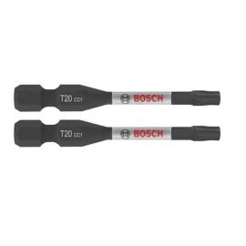 Bosch ITDT20202 Driven 2 Inch Impact Torx #20 Power Bits - 10 Pieces