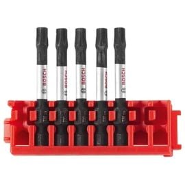 Bosch ITDT30205C Driven 2 Inch Impact Torx #30 Power Bits with Clip for Custom Case System - 25 Pieces