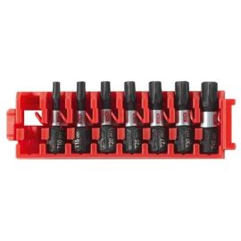Bosch ITDTV107C Driven 1 Inch Impact Torx Insert Bit Set with Clip for Custom Case System - 35 Pieces