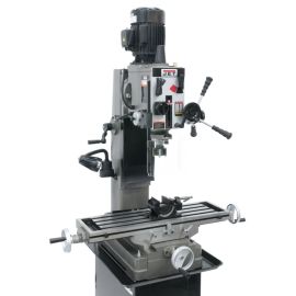 Jet 351159 JMD-45GH GEARED HEAD SQUARE COLUMN MILL DRILL WITH NEWALL DP500 2-AXIS DRO & X-POWERFEED