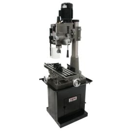 Jet 351161 JMD-45GHPF GEARED HEAD SQUARE COLUMN MILL DRILL WITH POWER DOWNFEED WITH DP500 2 AXIS DRO & X-AXIS POWERFEED