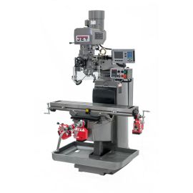 Jet 690650 JTM-1050EVS2/230 Mill With Acu-Rite 200S DRO With X, Y and Z-Axis Powerfeeds and Air Powered Drawbar