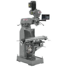 Jet 691177 JVM-836-1 Milling Machine with NEWALL C80 3-Axis (Quill) DRO & X Powerfeed