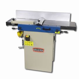 Baileigh JP-1250-1.0 220V 1 Phase 3hp 12 Inch Industrial Jointer/Planer w/ 5 Groove Helical Insert Cutter