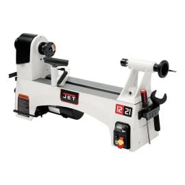 JET JWL-1221VS, 12 Inch x 21 Inch Variable-Speed Woodworking Lathe, 1Ph 115V (719200)