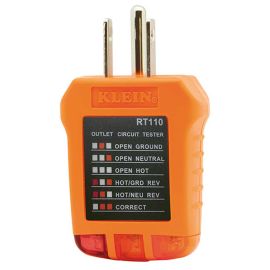 Klein Tools RT110 Receptacle Tester (Replacement of RT100, RT500)