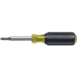 Klein Tools 32476-12 5-in-1 Screwdriver/Nut Driver w/ Cushion-Grip Hndle (in Counter Displ)