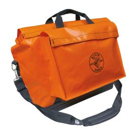 Klein Tools 5181ORA Orange Vinyl Equipment Bag with One large