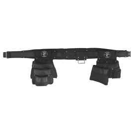 Klein Tools 5709M PowerLine Combo Tool Belt Set, Size 32 - 36 Inch, MD Black (4-Piece)
