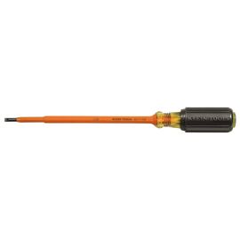 Klein Tools 601-7-INS Insulated 3/16 Inch (5 mm) Cabinet-Tip7 Inch (178 mm) Round-Shank Screwdriver
