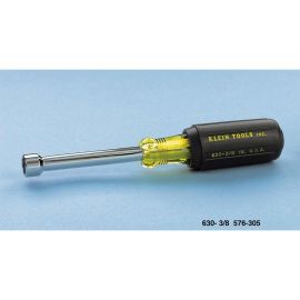 Klein Tools 630-3/8 3/8 Inch Hollow-Shank Nut Driver - 3 Inch Shank