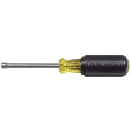 Klein Tools 630-4.5MM 4.5 mm Cushion-Grip Hollow-Shank Nut Driver - 3 Inch-Shank